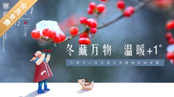 2021地产项目冬季12月系列暖场(冬藏万物 温暖 1°主题)活动策划方案