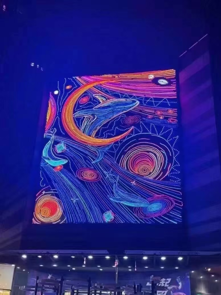 可来图定制星星天幕 流行灯天幕,灯饰画天幕,水母灯天幕