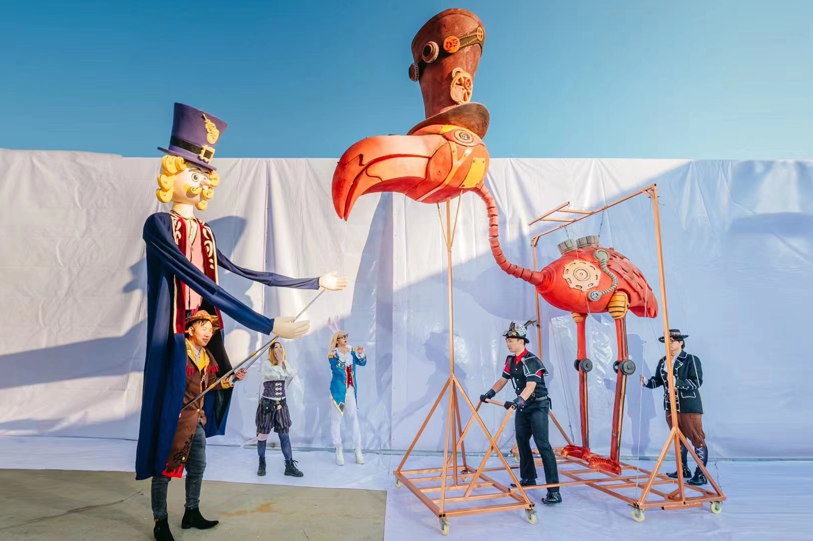 巨型木偶儿童剧|儿童木偶剧|巨型木偶|活动资源|黑猫会活动策划服务