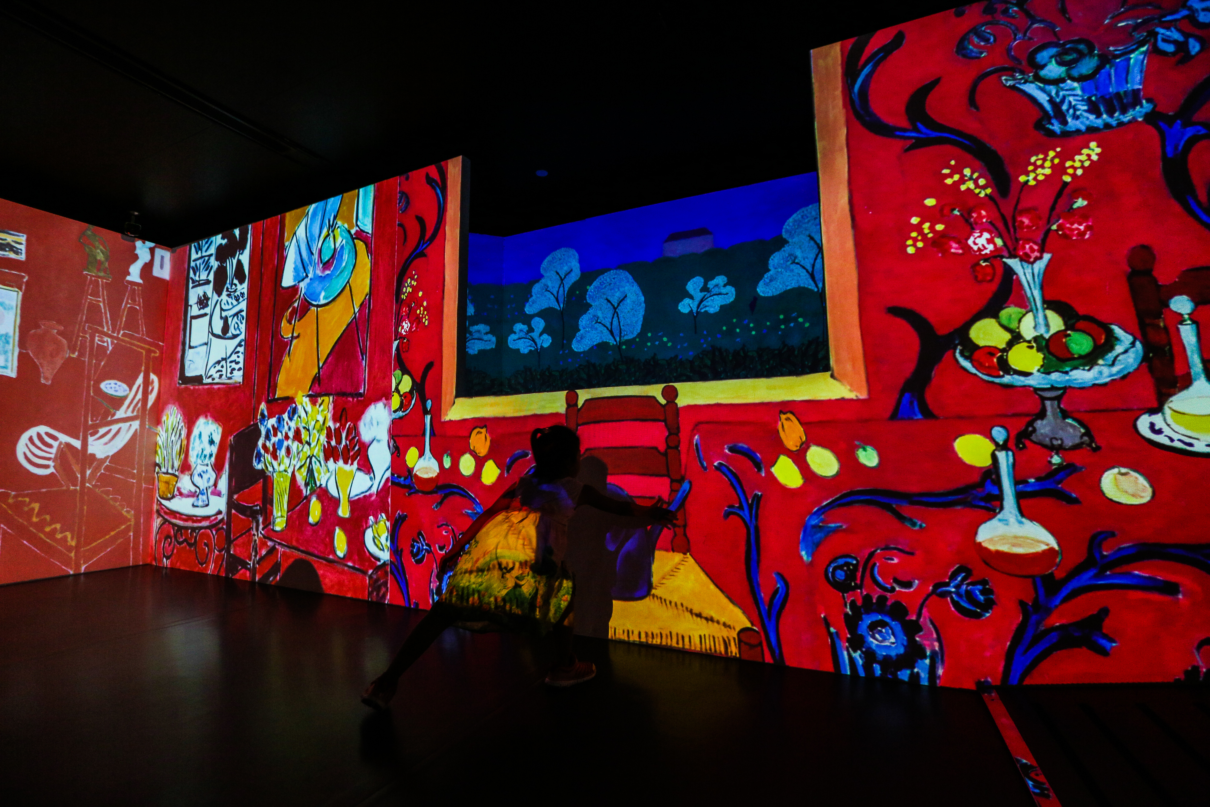 马蒂斯"红色房间"沉浸式多媒体互动光影艺术ip授权展|活动资源|黑猫会
