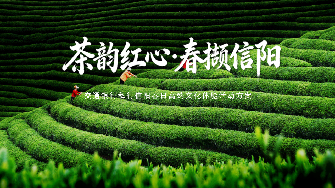 交通银行私行信阳(茶韵红心 春撷信阳)春日高端文化体验活动方案