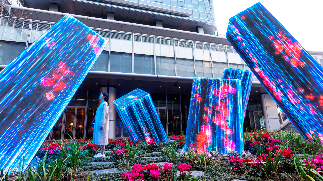 新鸿基one itc:在商场公区携手teamlab打造的艺术作品有什么新意?